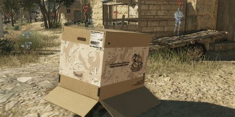 metal gear cardboard box trick